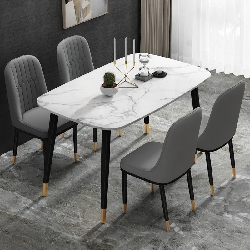 Italian Style Colorful Upholstered Parsons Chairs PU Leather For Home Restaurant