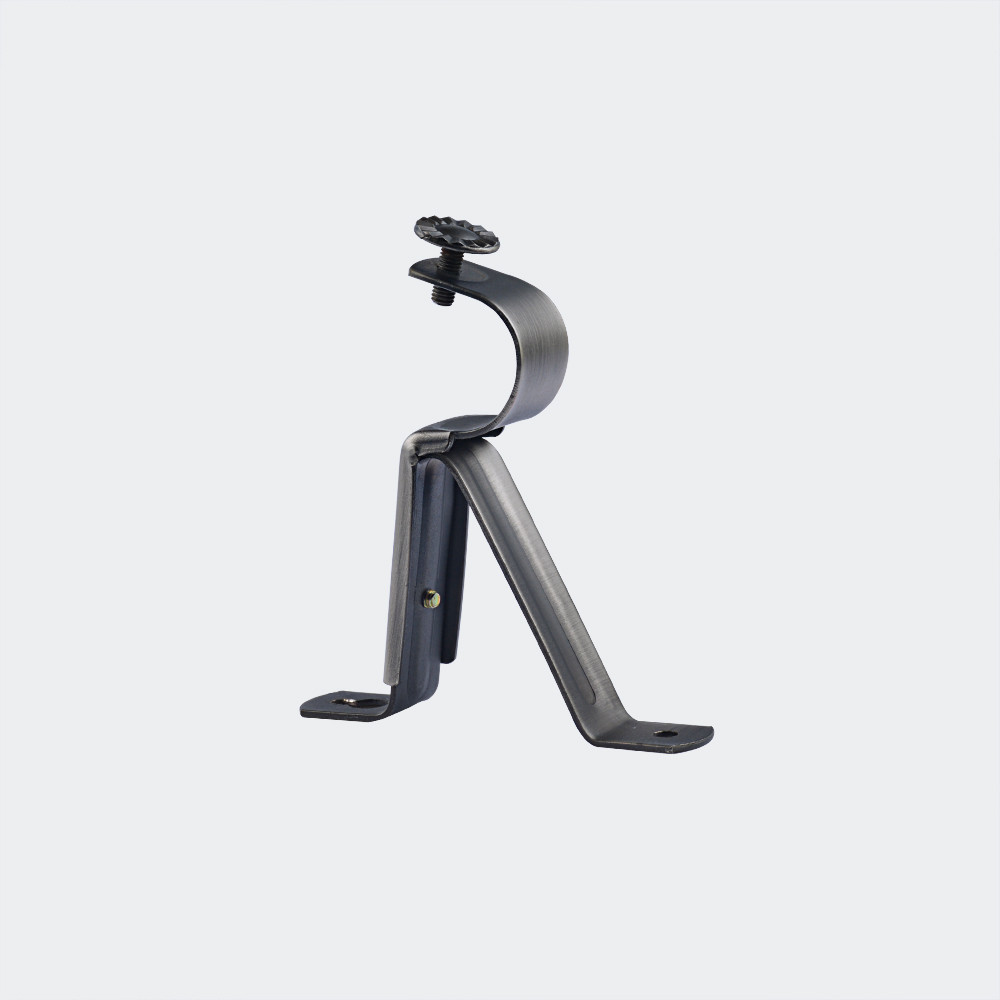 Customizable Aluminum Curtain Rod Set R Shaped Curtain Single Bracket