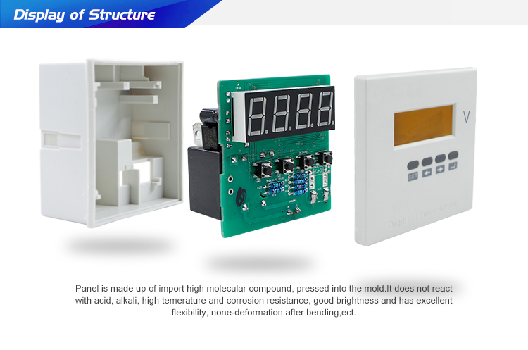 J model 96*96 cheap Single Phase Voltage Voltmeter 0-500Vac