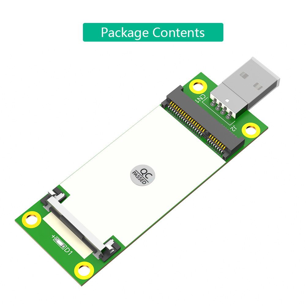 Mini PCI-E To USB Adapter With SIM Card Slot Quick Data Transfer