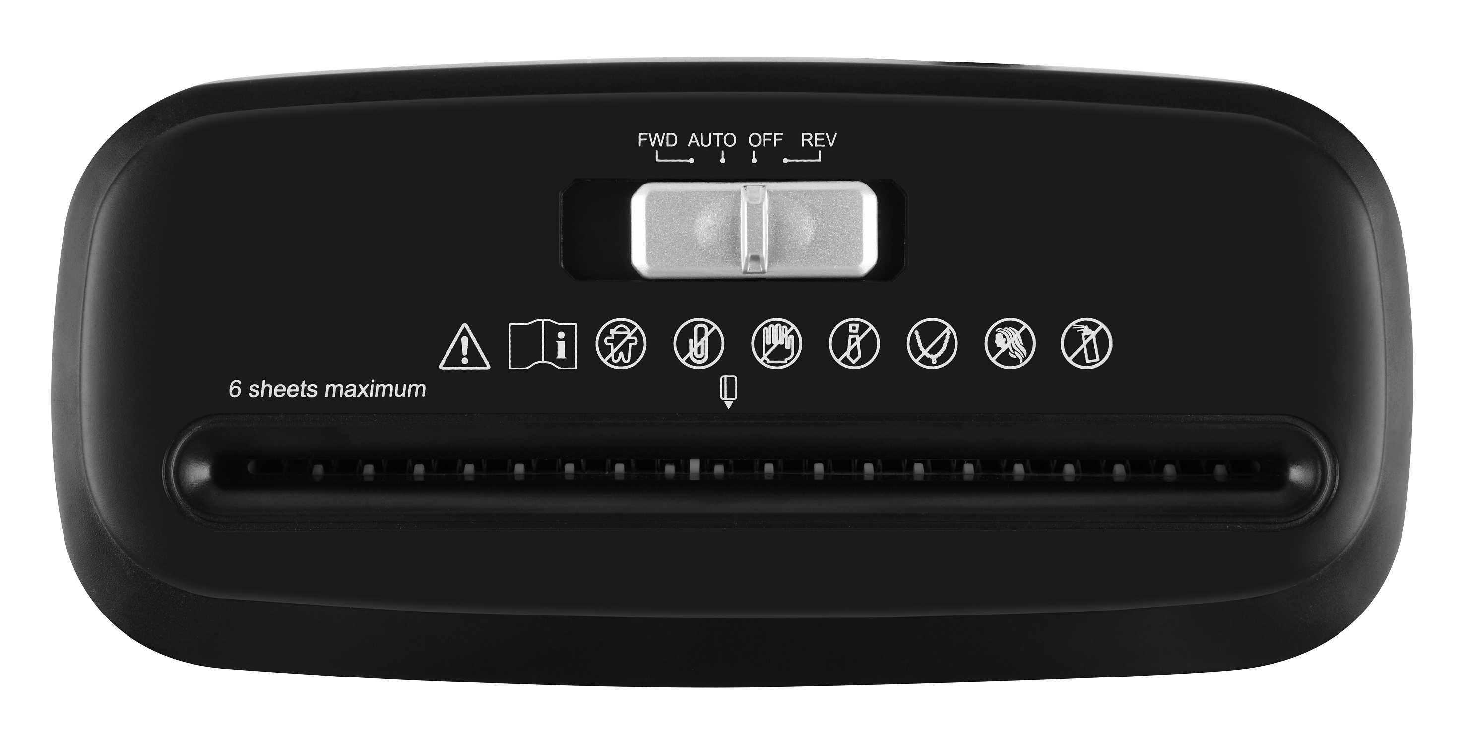 Manual Paper Shredder 6 Sheets Strip Cut Mini Plastic Shredder Affordable and Durable