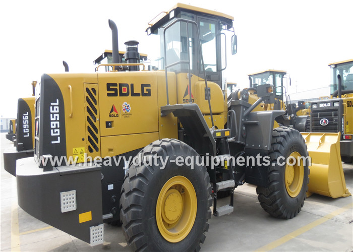 Dual Brake Pedal Wheel Loader Construction Equipment L956F 3 Valve Control