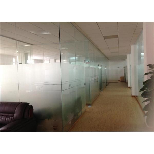 4mm - 19mm Thickness Clear Frosted Glass , Tinted / Colored Frosted Glass