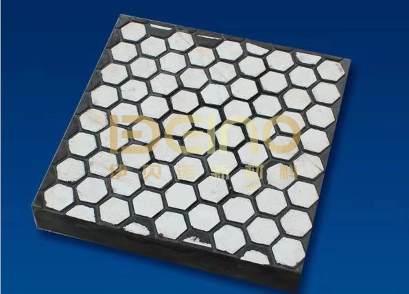 50mm Rubber Ceramic Wear Liners White In Convenient Construction