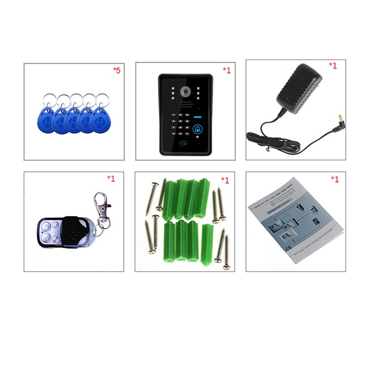 Good Quality TCP/IP WIFI Video Door Phone With RFID Card Reader Access Control Systems Remote Control Door Bell
