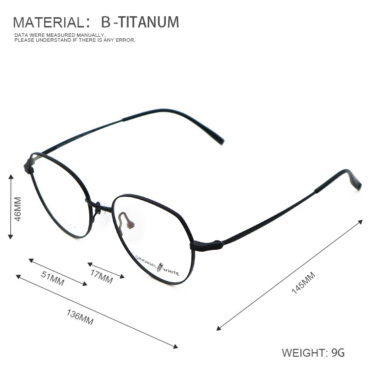 IP Plating Optical Frames New Β Titanium Eyeglasses Frames 66192