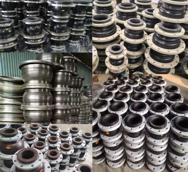 Pn16 Carbon Steel Flexible Concentric Epdm Rubber Expansion Joint Oil Resistant And Acid Resistant