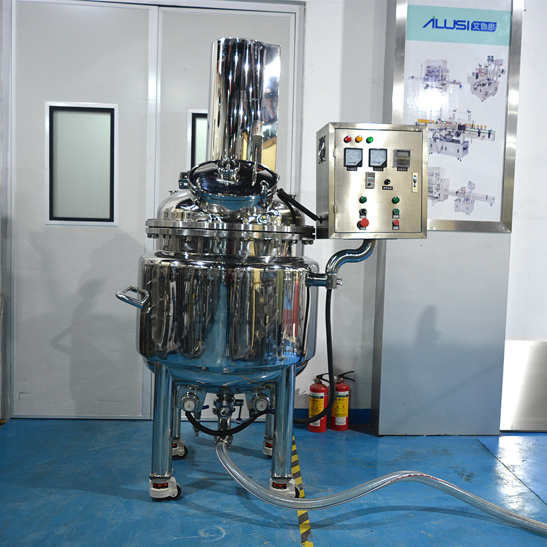 50L Hydraulic Lifting Cream Cosmetics Vacuum Emulsifier Mixer