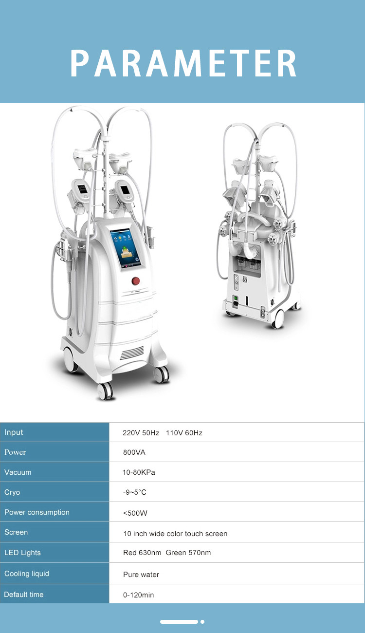 LF-202A Newest 7 handles multifunctional cellulite reduction cryo slimming machine with double chin