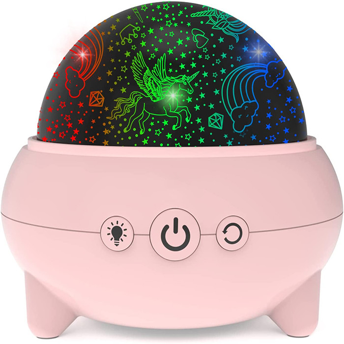 Practical 5V 1A Night Light Projector Animals RGB Multipurpose