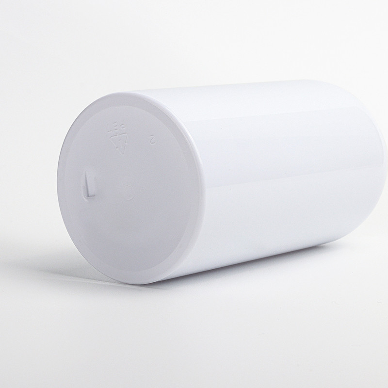 400ml Empty Containers Round Lotion Plastic PET Shampoo And Conditioner Airless Pump Bottle