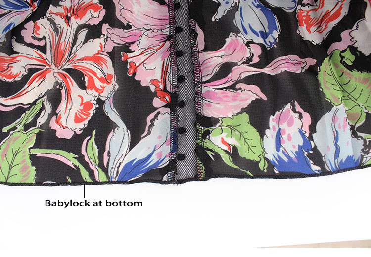 Midi Length Recycled Polyester Floral Slip Dress