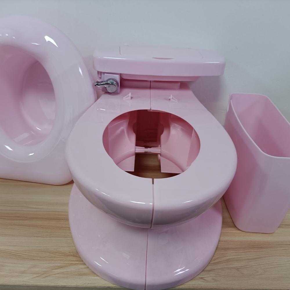 Blue Plastic Baby Training Potty EN71 Test Approved Pure Color Toliet Trainer for Childrens Potty Seat.