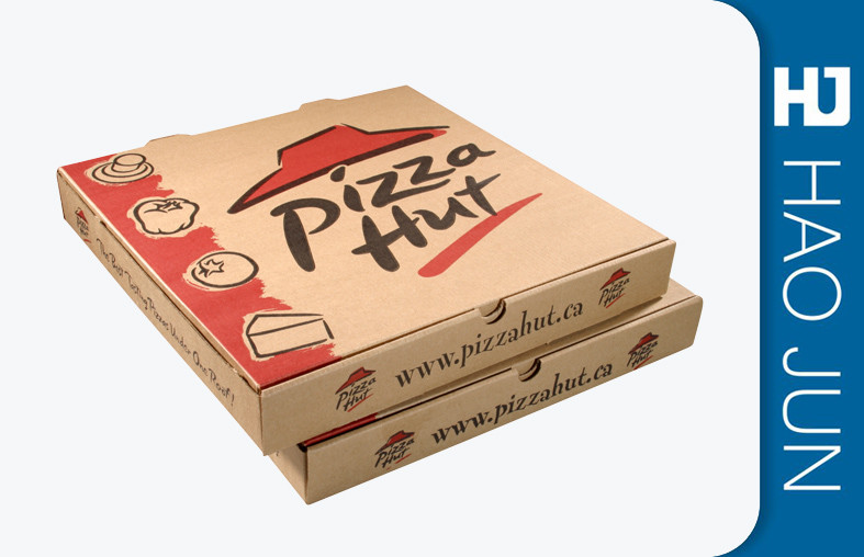 Brown Kraft Cardboard Food Boxes Plat Packed With 2mm Thickness Efluting Paper