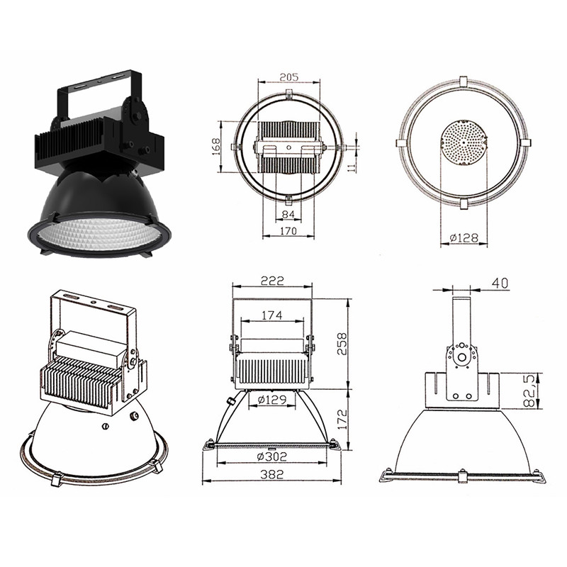 Reliable And Energy Efficient Waterproof Floodlight For Outdoor Applications