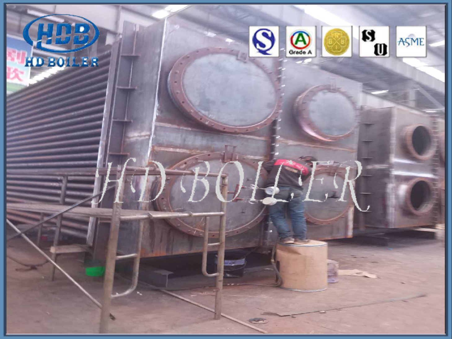 Steel Boiler Air Preheater As Heating Exchanger For Power Station And Industry