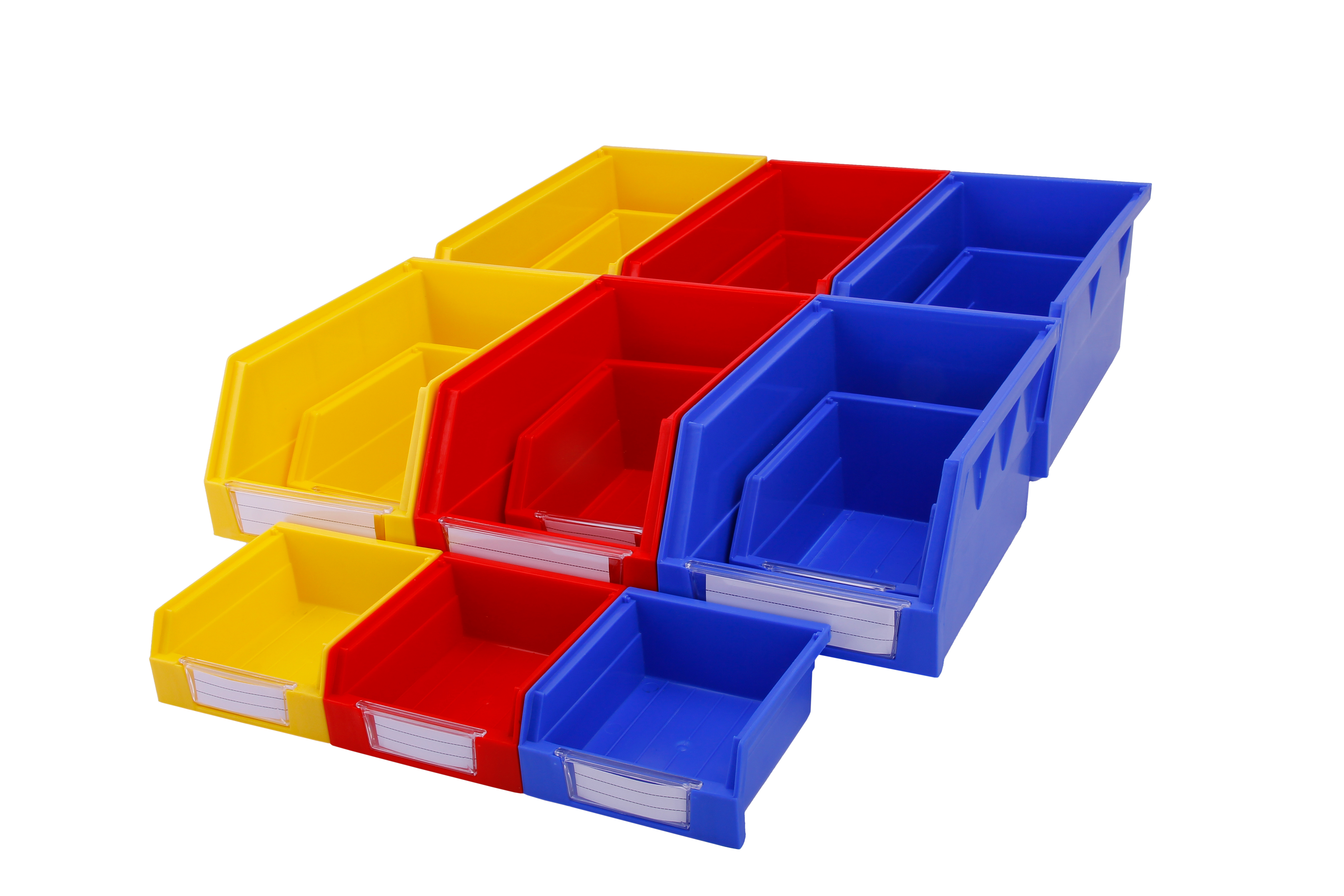 Solid Box Workshop Storage Bins for Convenient Organization of Small Parts and Bolts