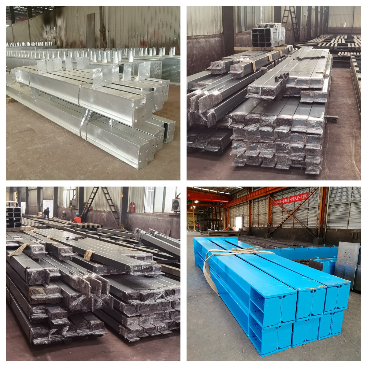 Industrial Prefabricated Light Steel Structure Warehouse Building H Section Construction Produced By China