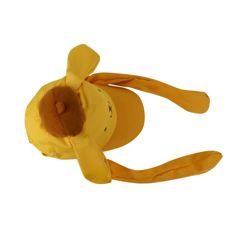 Hot Sales ACE Winter Cap Custom Closure Buckle with Movable Ears Cute Baby Kids Unisex Custom Soft Cotton Baseball Cap