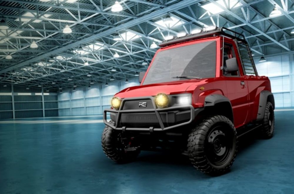 2024 New Model Pickup Camper EV Pickup Truck With A Speed Of 80km/H