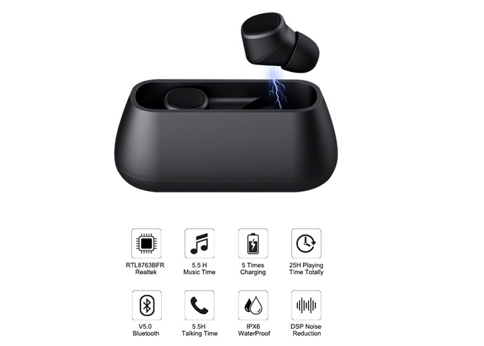 Mini Size Real Wireless Deep Bass Sound Ture Wireless In Ear Stereo Earbuds