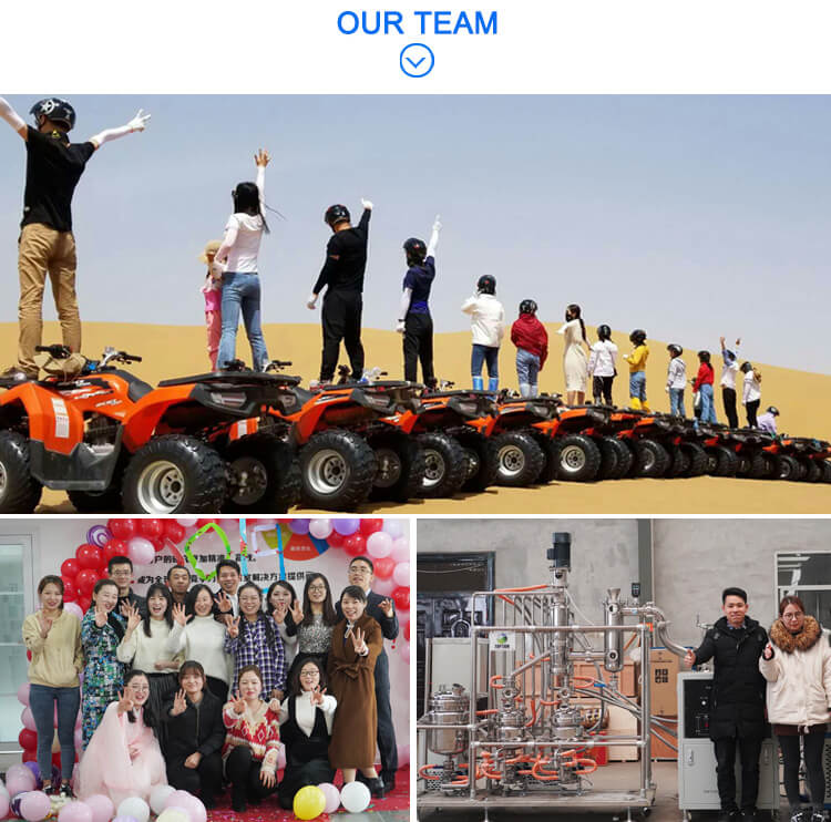 TOPTION team short path molecular distillation