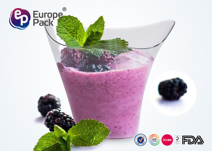 Custom 86ml Disposable Dessert Dishes Bpa Free Plastic Dessert Bowls