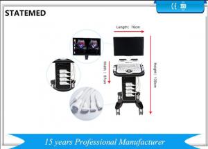 China 55 Kg Trolley 4d Ultrasound Machine With Cardiac Ultrasound System on sale