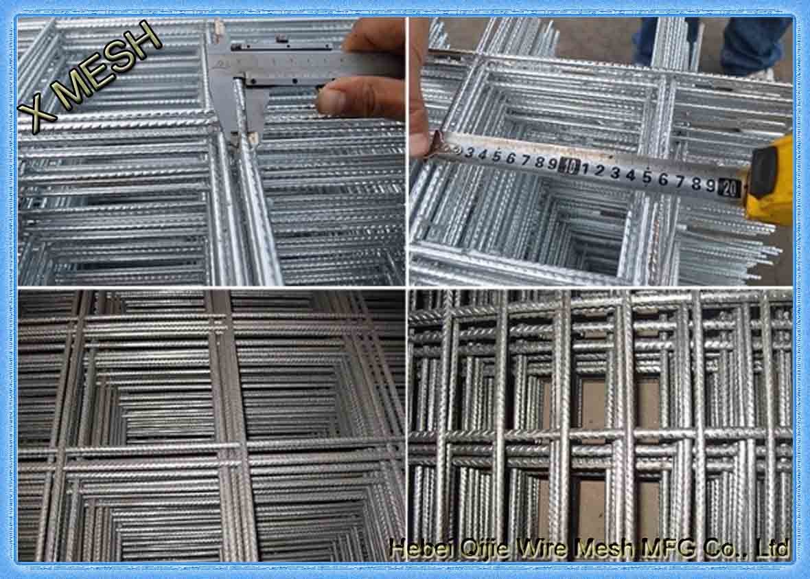 Solid Welded Wire Fence Roll , Reinforcing Welded Wire Fabric For Concrete 2.4 X 6 M