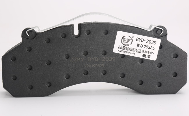 Eco Disc Braking Pads Material Semi Metallic For All Kinds Heavy Truck