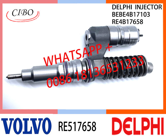 VOL RE517658 BEBE4B17103 Fuel engine Diesel Injector RE517658 BEBE4B17103 A3 for VOL 6125 TIER 2 -OH - HIGH POWER
