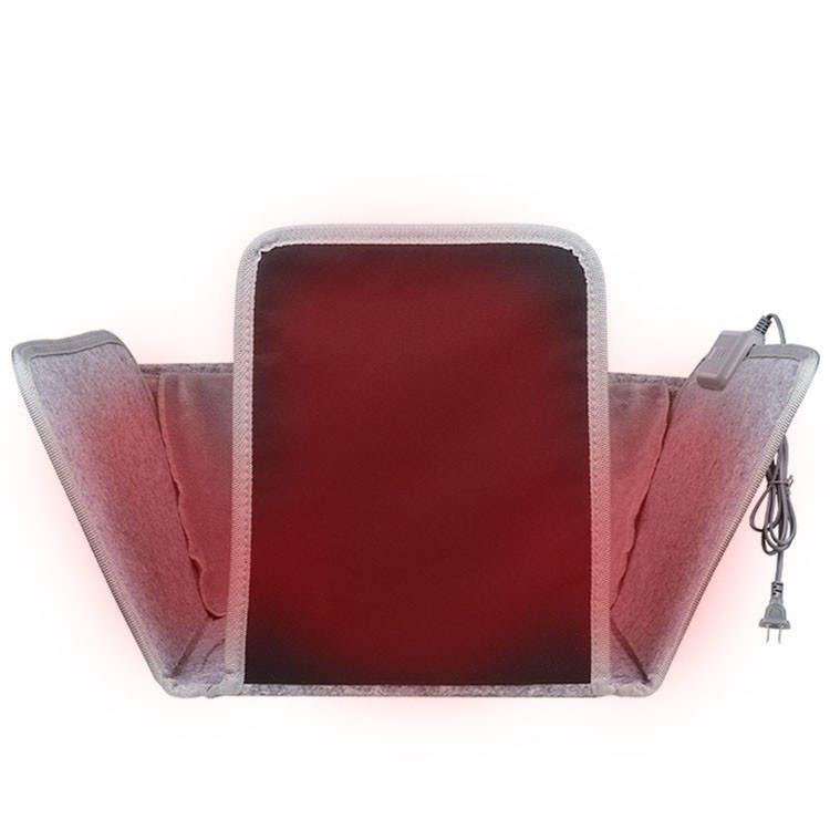 Graphene Electric Flat Panel Heater Foldable For Under Desk 55degree Sheerfond