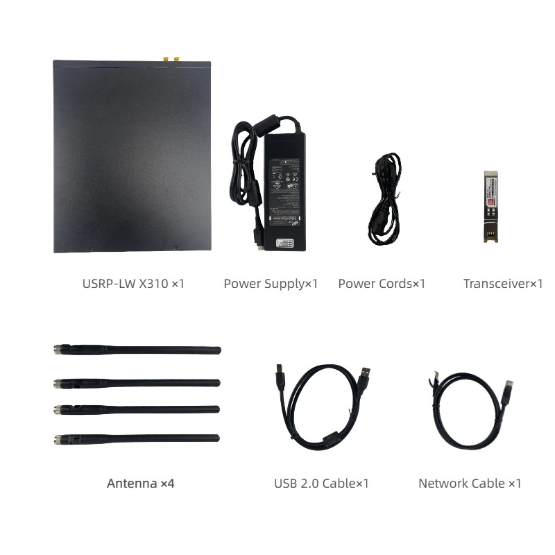 Ettus USRP X310 Compatible | Luowave High Performance SDR USRP X Series USRP-LW X310, 2T2R, RF DC-6GHz, 160 MHz BW, USRP Software Defined Radio Device