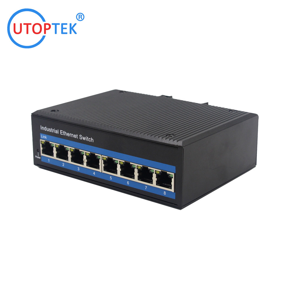 High speed industrial poe switch 8 port 10/100/1000M POE+ 30W full UTP Ethernet Switch