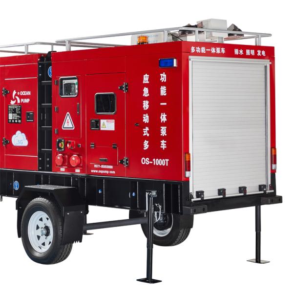 Multi-Functional Integrated Drainage Pump Diesel Engine Farm Irrigation Water Pump With Lighting System