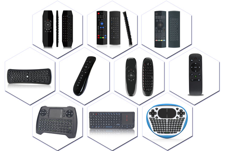 2.4Ghz RF Wireless Air Mouse Keyboard Android With Low Power Consumption