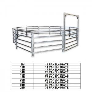 China 26 Panel Horse Yards Inc Gate, Horse Arenas, Cattle Fences, Corral 18m Diameter on sale