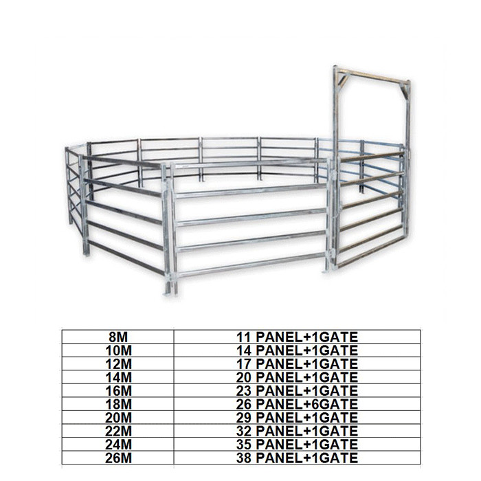 Portable Horse Pens For Sale Heavy Duty 6 Oval Rail - Cattle Yards Horse Panels Round