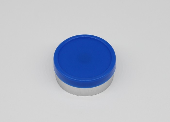 20mm Aluminum Ropp Caps , Injection Pharmaceutical Cap Customized Logo