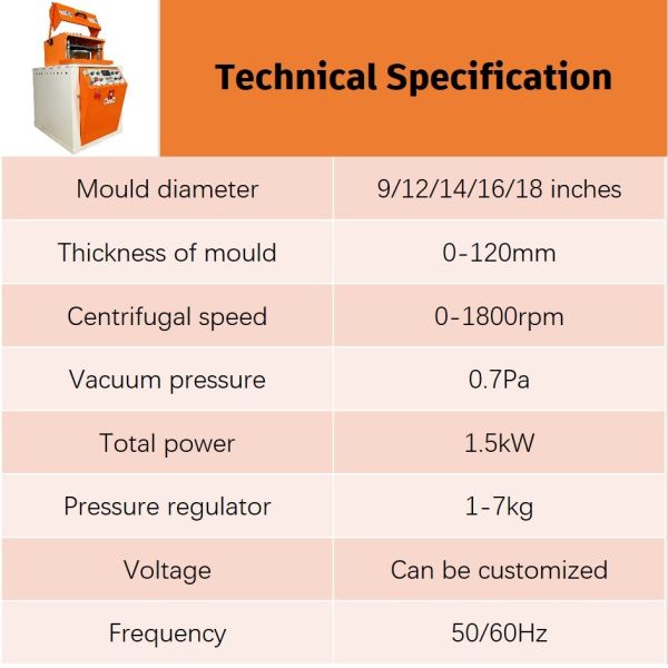 Semi Automatic Zamak Spin Casting Machine for Animal Shape Brooch Suit Accessories Metal Badge Production