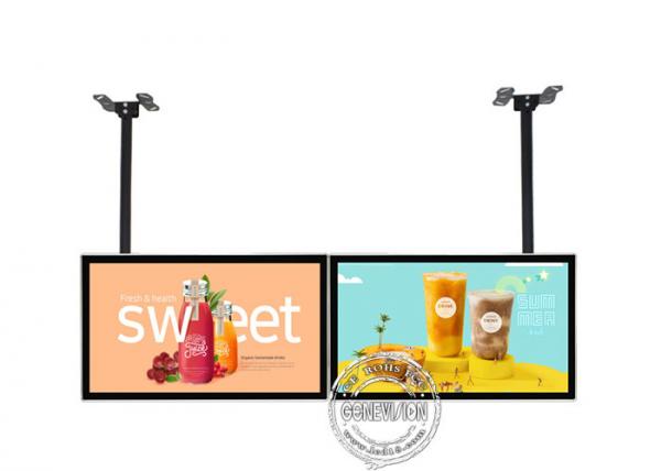 Quality 32" Ceiling Mount Android 9 Digital Signage LCD Advertising Screens Dual Screen for sale