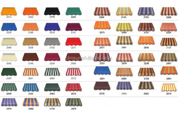 Polyester Retractable Roof Awning Remote Control Aluminum Retractable Awning Conservatory