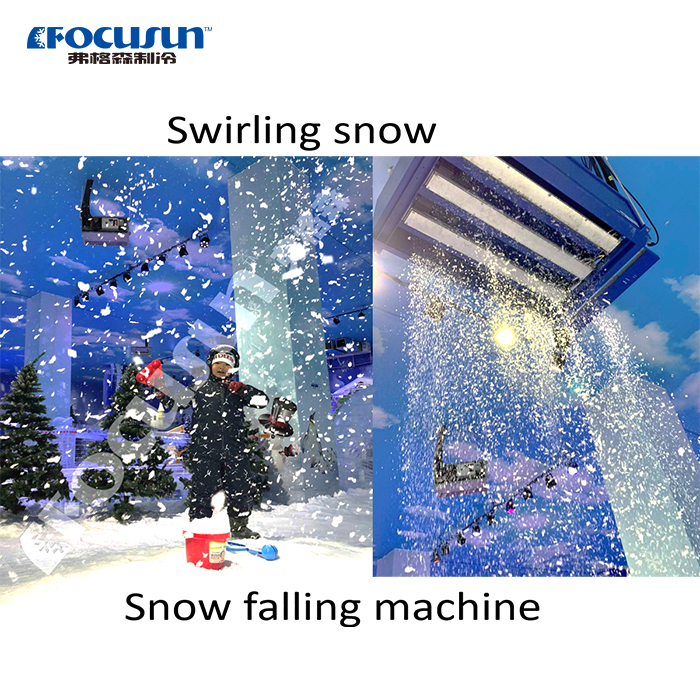 Snow Ice Machine for Creating Artificial Snow in Indoor Amusement Parks and Christmas