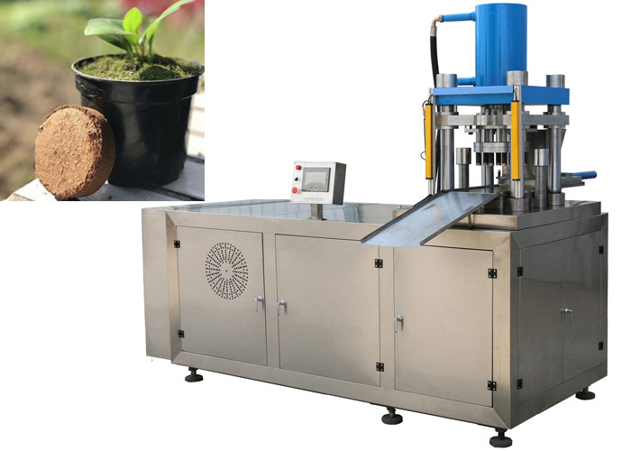 Tablet Press Hydraulic Press for Hydroponic Fodder Compression / Automatic Bio Tabs Press Machine
