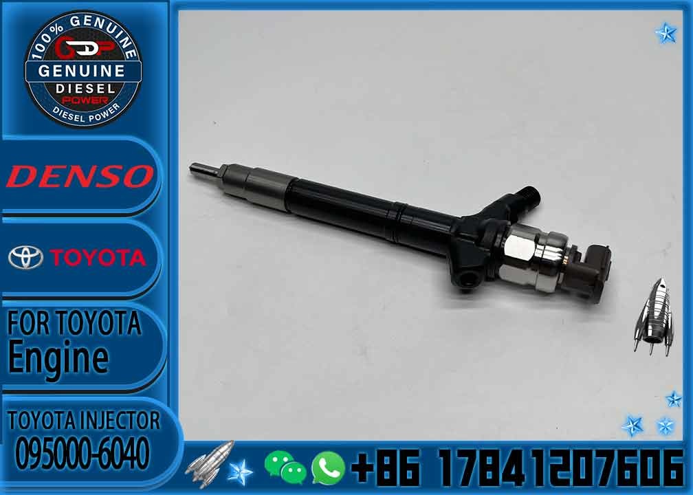 Hot Sale Common Rail Injector 0950006040 095000 6040 Diesel Fuel Injectors 095000-6040 for Toyota Corolla