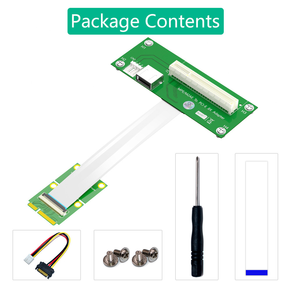 Vertical PCI-E Express X8 USB Riser Card Extender Cable ODM
