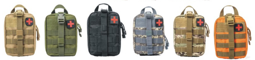Dog Tactical First Aid Kit For Belt Emergency Supplies Survival Small Ifak Pouch Rip Away