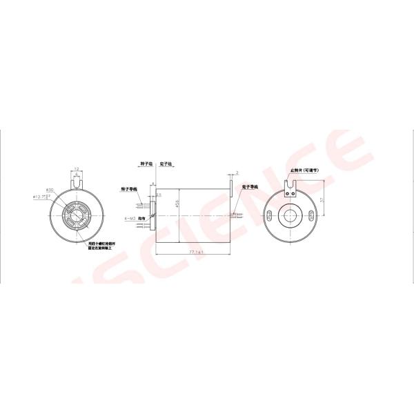 Shielded Circuits Wire Slip Ring Design For Industrial Machinery