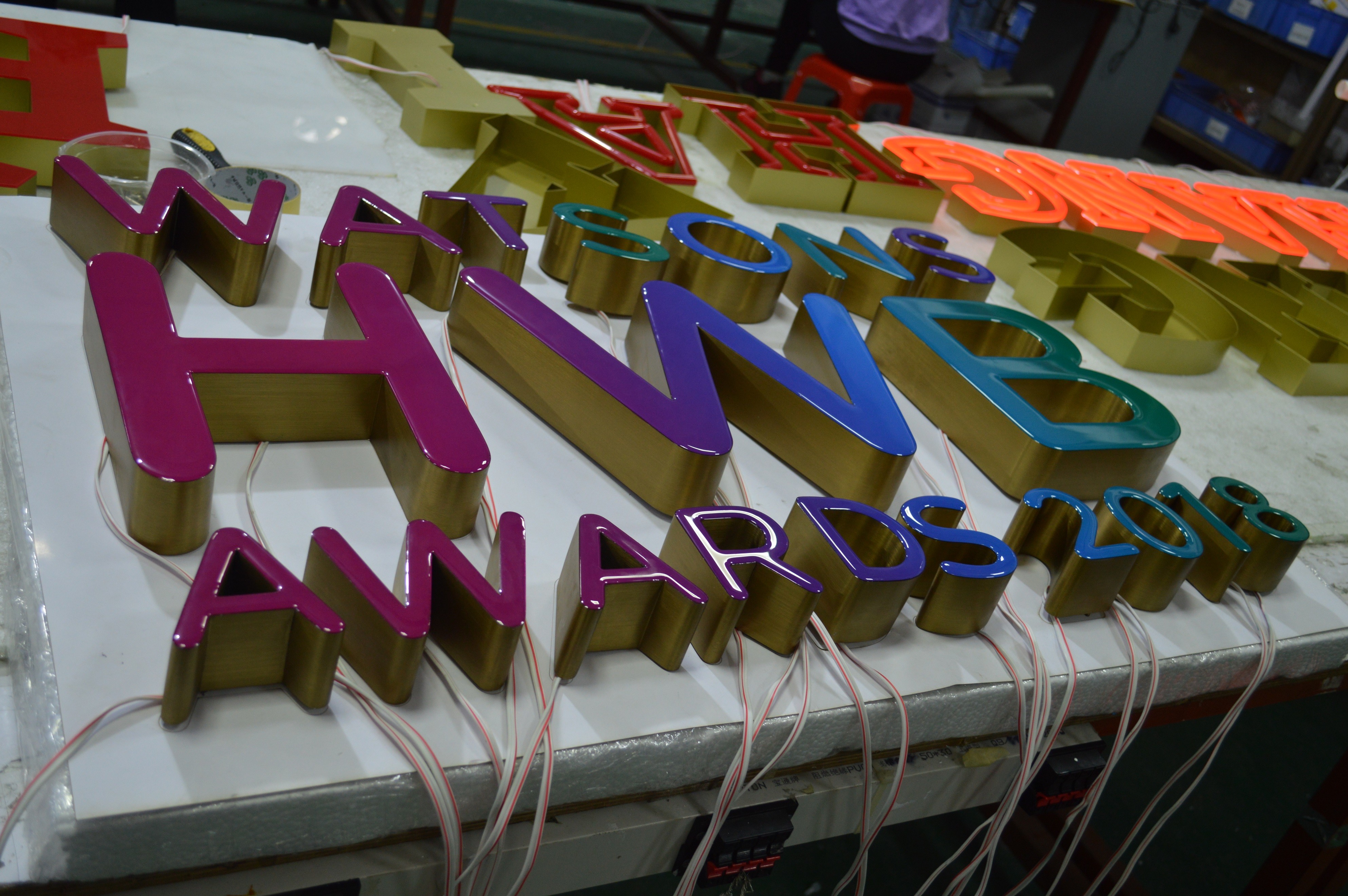 Storefront Front Lit Signage , IP65 Acrylic LED Channel Letter Signs