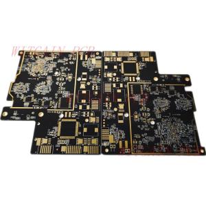 Immersion Gold 6 Layer PCB Board Thickness 1.0 MM ENIG 1U Surface